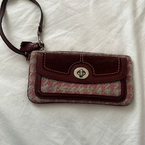 Coach wristlet